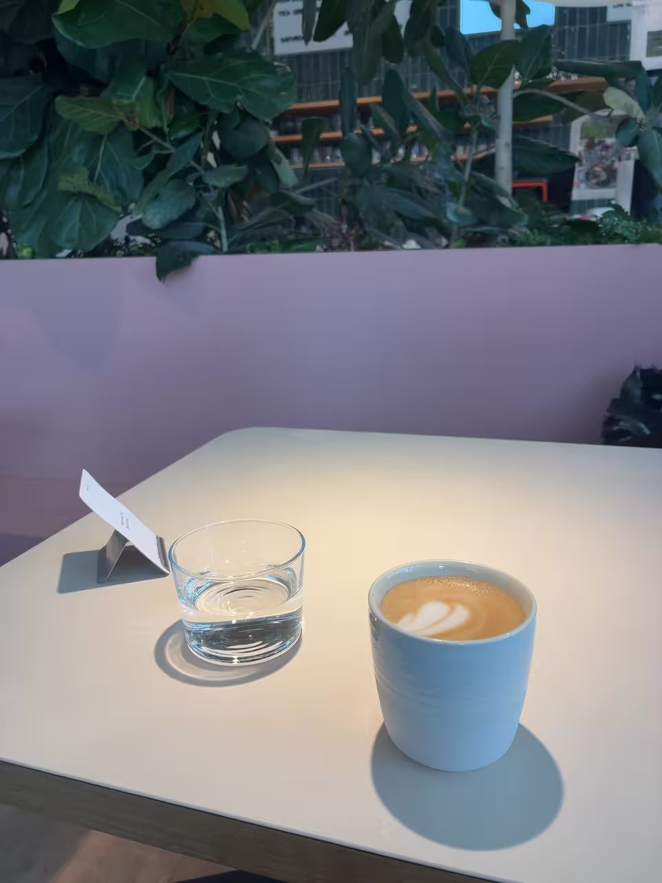 a cappuccino in Tübingen · Germany, an 8