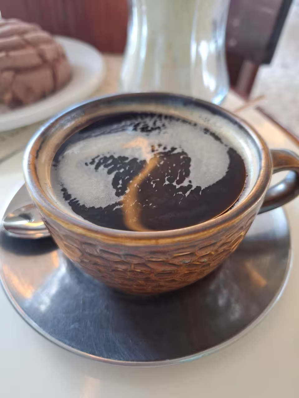 a cappuccino in Mineral de la Reforma · Mexico, an 8