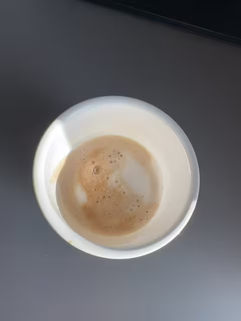 a cappuccino in Plauen (Dresden) · Germany, a 5